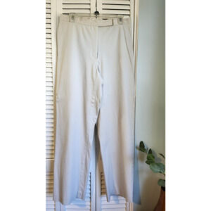 Liz Claiborne sz 12 Anissa Straight Leg High Waist Pants Beige